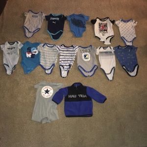 Nike, Nautica etc. Onesie Bundle